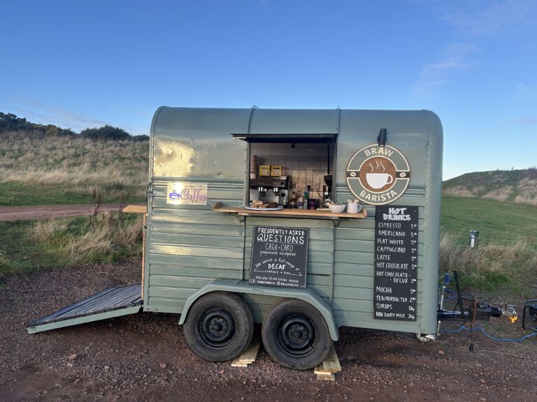Coffee horsebox trailer